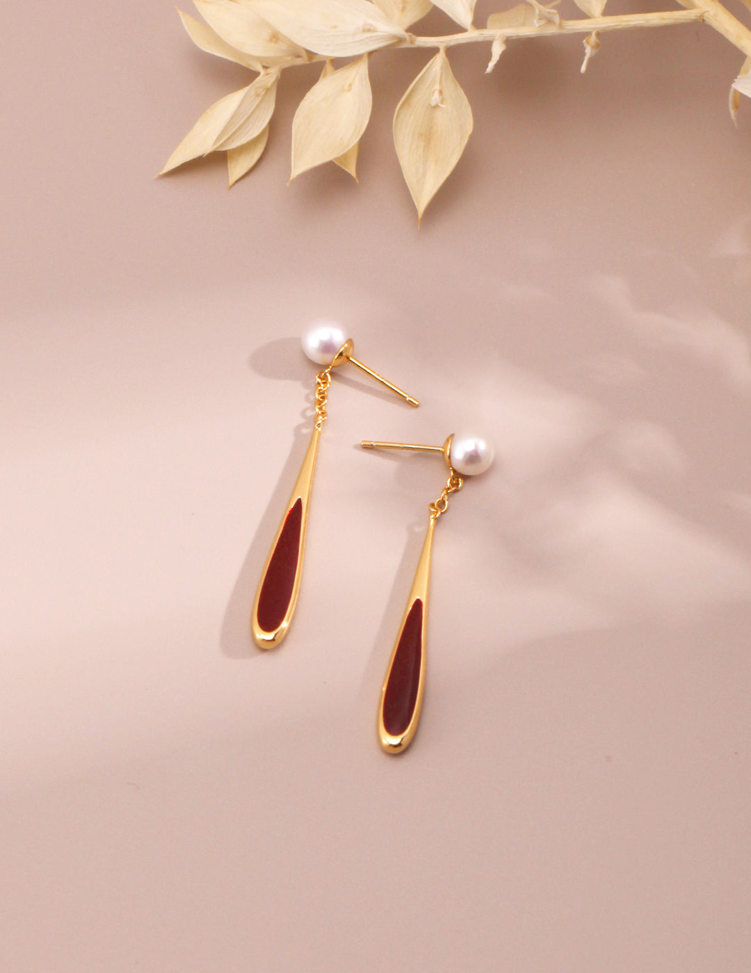 Amber Drop Dangles